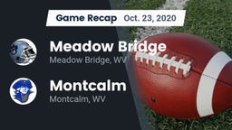 Recap: Meadow Bridge  vs. Montcalm  2020