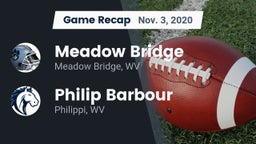 Recap: Meadow Bridge  vs. Philip Barbour  2020