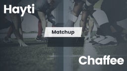 Matchup: Hayti vs. Chaffee  2016