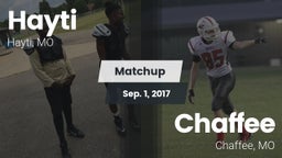 Matchup: Hayti vs. Chaffee  2017