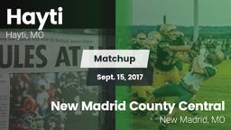 Matchup: Hayti vs. New Madrid County Central  2017