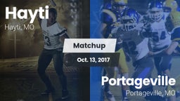 Matchup: Hayti vs. Portageville  2017