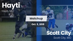 Matchup: Hayti vs. Scott City  2018