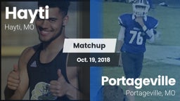 Matchup: Hayti vs. Portageville  2018