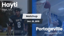 Matchup: Hayti vs. Portageville  2019