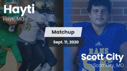 Matchup: Hayti vs. Scott City  2020