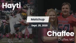 Matchup: Hayti vs. Chaffee  2020