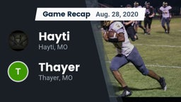Recap: Hayti  vs. Thayer  2020