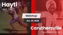 Matchup: Hayti vs. Caruthersville  2020
