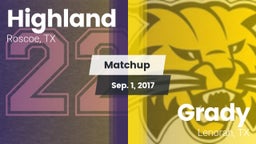 Matchup: Highland vs. Grady  2017