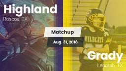 Matchup: Highland vs. Grady  2018