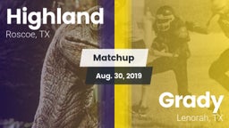 Matchup: Highland vs. Grady  2019