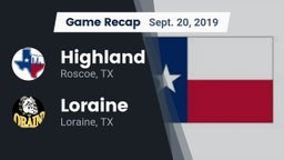 Recap: Highland  vs. Loraine  2019
