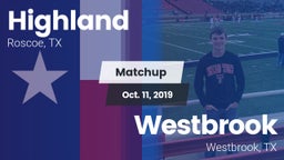 Matchup: Highland vs. Westbrook  2019