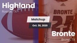 Matchup: Highland vs. Bronte  2020