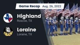 Recap: Highland  vs. Loraine  2022