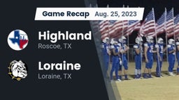 Recap: Highland  vs. Loraine  2023