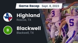 Recap: Highland  vs. Blackwell  2023