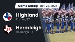 Recap: Highland  vs. Hermleigh  2022