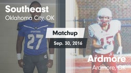Matchup: Southeast vs. Ardmore  2016
