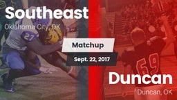 Matchup: Southeast vs. Duncan  2017