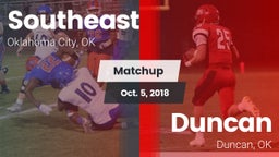 Matchup: Southeast vs. Duncan  2018