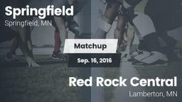Matchup: Springfield vs. Red Rock Central  2016