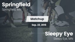 Matchup: Springfield vs. Sleepy Eye  2016