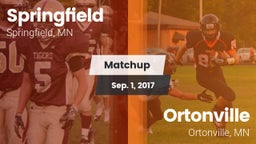 Matchup: Springfield vs. Ortonville  2017