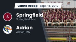 Recap: Springfield  vs. Adrian  2017