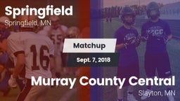 Matchup: Springfield vs. Murray County Central  2018