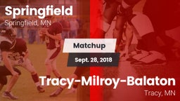 Matchup: Springfield vs. Tracy-Milroy-Balaton  2018