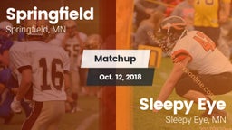Matchup: Springfield vs. Sleepy Eye  2018