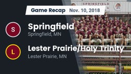 Recap: Springfield  vs. Lester Prairie/Holy Trinity  2018