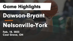 Dawson-Bryant  vs Nelsonville-York  Game Highlights - Feb. 18, 2023