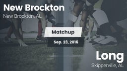 Matchup: New Brockton vs. Long  2016