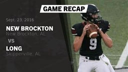 Recap: New Brockton  vs. Long  2016