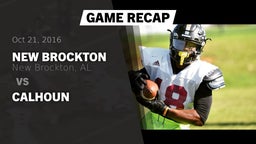 Recap: New Brockton  vs. calhoun 2016