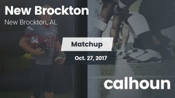 Matchup: New Brockton vs. calhoun 2017