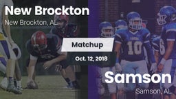 Matchup: New Brockton vs. Samson  2018