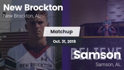 Matchup: New Brockton vs. Samson  2019