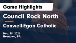 Council Rock North  vs Conwell-Egan Catholic  Game Highlights - Dec. 29, 2021