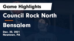 Council Rock North  vs Bensalem  Game Highlights - Dec. 20, 2021