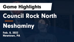 Council Rock North  vs Neshaminy  Game Highlights - Feb. 8, 2022