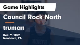Council Rock North  vs truman Game Highlights - Dec. 9, 2022