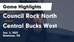 Council Rock North  vs Central Bucks West  Game Highlights - Jan. 3, 2023