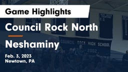 Council Rock North  vs Neshaminy  Game Highlights - Feb. 3, 2023