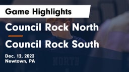 Council Rock North  vs Council Rock South  Game Highlights - Dec. 12, 2023