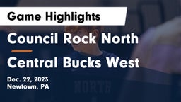 Council Rock North  vs Central Bucks West  Game Highlights - Dec. 22, 2023