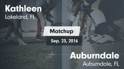 Matchup: Kathleen vs. Auburndale  2016